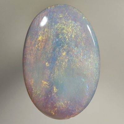 SOLID SEMI BLACK OPAL Bright fire in a Sheen pattern